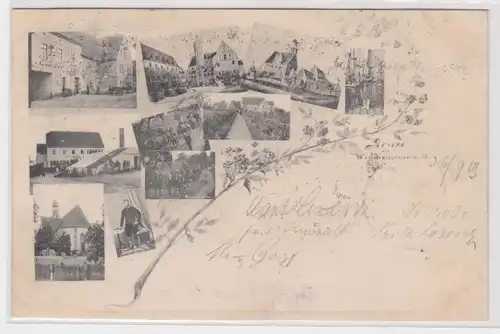 95082 Mehrbild Ak Gruß aus Windischleuba Ortsansichten 1903