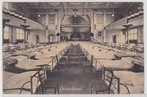 906222 AK Halle a.d. Saale - Militär-Reserve-Lazarett No. 6 Im Volkspark 1915