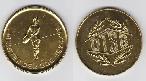DDR Medaille DTSB Meister der DDR 1974/75 Rugby ? Stufe Gold (121434)