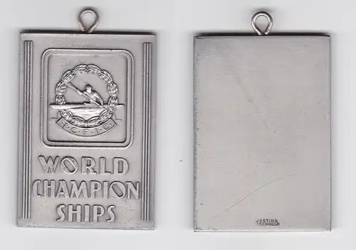 DDR Plakette World Champion Ships ICFIC Stufe in Silber (125258)