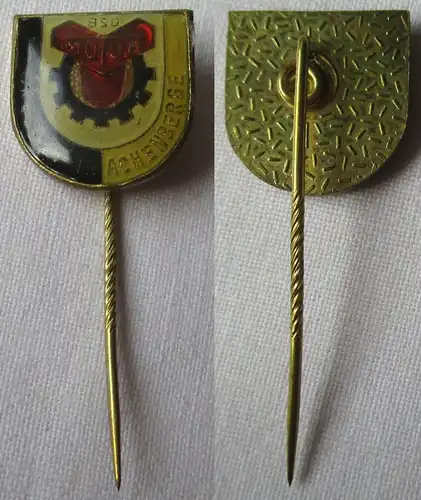 DDR Anstecknadel Ehrennadel in Gold BSG Motor Dresden-Trachenberge (145501)