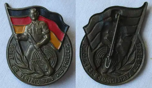 DDR FDJ Blech Abzeichen Bereit zur Verteidigung des Friedens (106230)