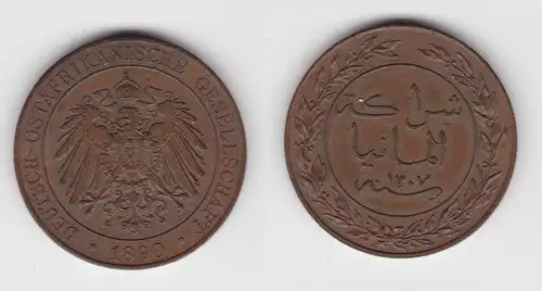 1 Pesa Kupfer Münze Deutsch Ostafrika 1890  (155073)