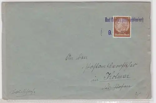 904671 Brief Bad Darkau (Lázně Darkov) Oberschlesien nach Kolmar (Colmer) 1939
