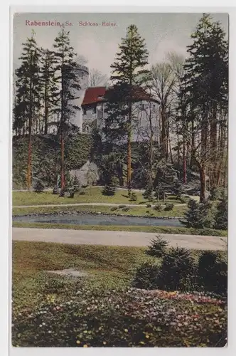 63505 AK Rabenstein in Sachsen Schlossruine 1908