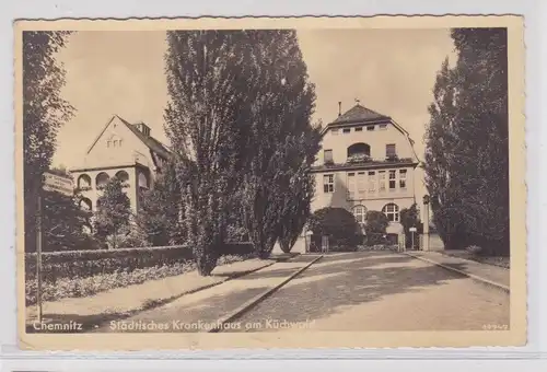49773 Feldpost Ak Chemnitz städtisches Krankenhaus am Küchwald 1942