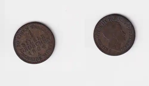 1 Silber Groschen Münze Preussen 1824 A f.ss (153430)