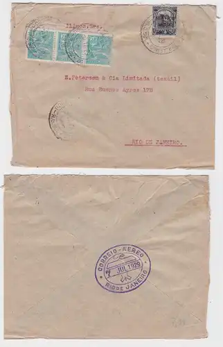 79970 seltener Luftpostbrief Brasilien Rio de Janeiro 1929