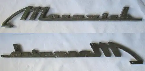 Moskvich Firmen Metall Plakette um 1980 (112668)
