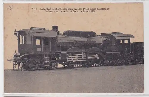 73321 Ak Eisenbahn Preussische Staatsbahn Henschel & Sohn Cassel 1904