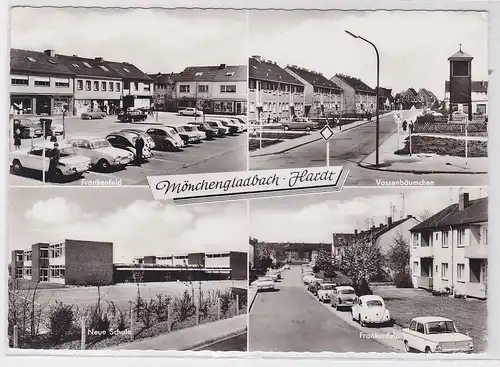 69844 AK Mönchengladbach-Hardt - Neue Schule, Frankenfeld, Vossenbäumchen 1970