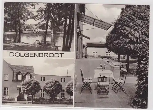45061 Mehrbild Ak Dolgenbrodt - Gasthof mit Gartenpartie, Dampferfahrt 1974