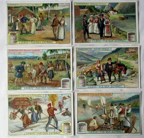 Liebigbilder Serie Nr. 719 Scandinavien Jahrgang 1907 (6/133113)