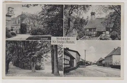 59681 Mehrbild Ak Wobesde Objazda in Pommern Kreis Stolp 1938