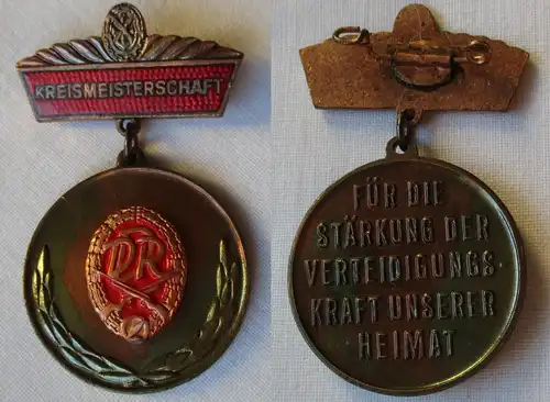 DDR GST Abzeichen Kreismeisterschaft Militärischer Mehrkampf-Verband (146793)