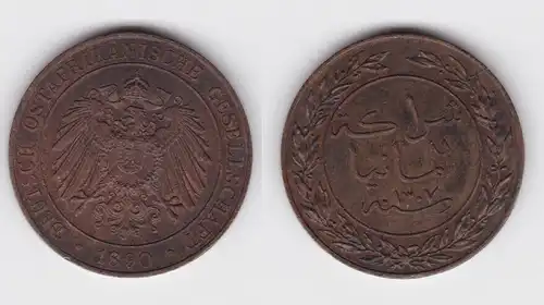 1 Pesa Kupfer Münze Deutsch Ostafrika 1890  (132134)