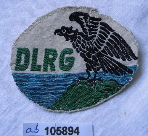 alter Aufnäher Stoff DLRG deutsche Lebensrettungsgesellschaft (105894)