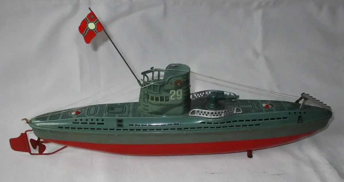 Blechspielzeug Arnold U-Boot U 29 erste Ausführung Vorkrieg ERHALTUNG (105255) 0