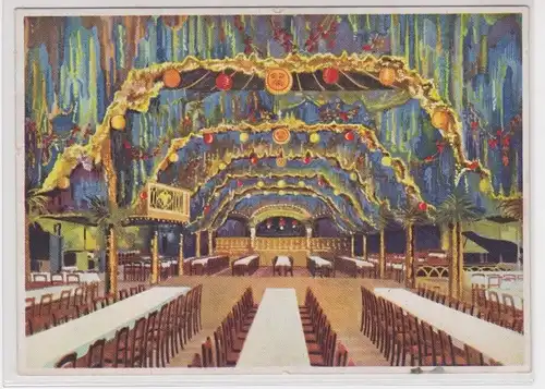 905433 AK Festhalle und Keglerheim Annaberg - "Die blaue Grotte von Capri" 1938