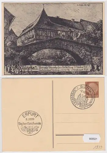 905521 AK Thüposta 2 - Thüringische Postwertzeichen-Ausstellung Suhl 1938