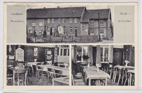905570 AK Woltwiesche - Gasthaus Branders mit Bäckerei und Konditorei