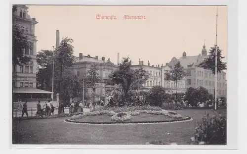 906352 Ak Chemnitz Albertstrasse um 1920