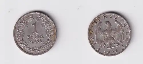 1 Reichsmark Silber Münze Weimarer Republik 1926 G ss+ (165722)