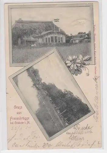 904052 Mehrbild Ak Gruß aus Fresenbrügge bei Grabow in Mecklenburg 1900