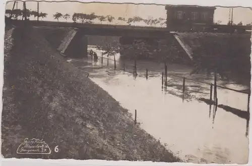 903884 Foto Ak Meuselwitz Hochwasser am 27.Mai 1921
