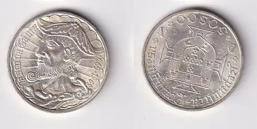 50 Escudos Silbermünze Portugal Vasco da Gama1469-1969 (160982)