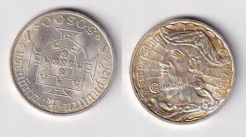 50 Escudos Silbermünze Portugal Vasco da Gama1469-1969 (160700)