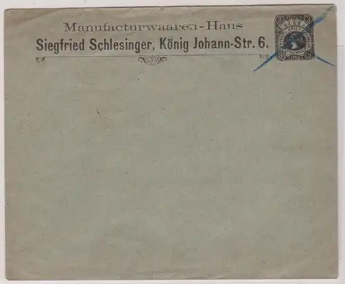 30217 Reklame Privatpost Ganzsachen Brief Privat Brief Verkehr "Hansa" Dresden