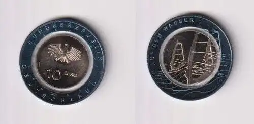 10 Euro Münze Deutschland auf dem Wasser 2021 F Stgl. (159543)