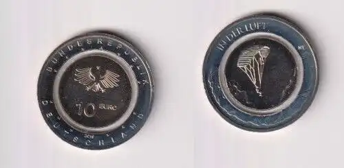 10 Euro Münze Deutschland In der Luft 2019 A vz/Stgl. (159206)
