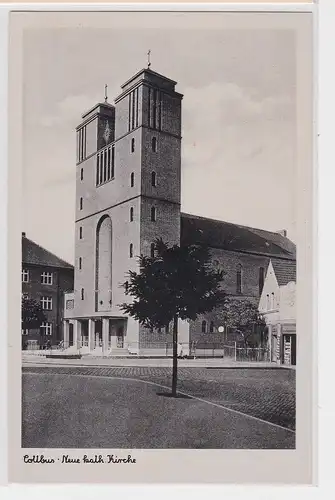 902255 Ak Cottbus neue katholische Kirche um 1940
