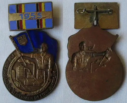 DDR Medaille für hervorragende Leistungen im Fünfjahrplan 1955 (161766)