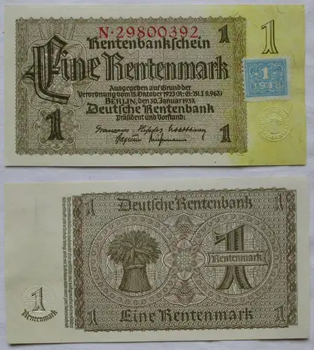 1 Mark Banknote DDR Deutsche Notenbank 1948 Kuponausgabe Ro.Nr.330 b (160602)