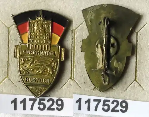 seltene DDR Ehrennadel des NAW der Stadt Rostock ohne Jahr 1954 (117529)