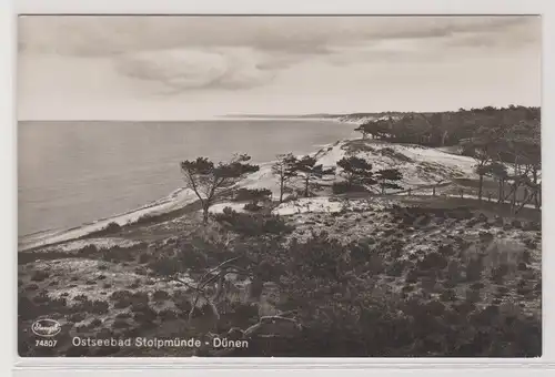 11885 Ak Ostseebad Stolpmünde (Ustka) Strand und Dünen um 1930