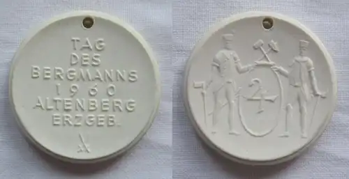DDR Medaille Tag des deutschen Bergmanns 1960 Altenberg Erzgebirge (149070)