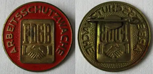 seltenes DDR Blech Abzeichen FDGB Arbeitsschutzwache Gewerkschaftsbund (148871)