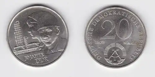 DDR Gedenk Münze 20 Mark 30.Jahrestag der DDR 1979 (148431)