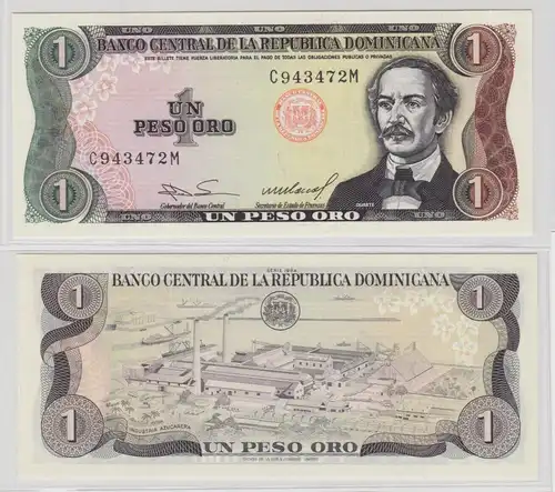 1 Pesos Oro Banknote Republica Dominicana bankfrisch UNC (138314)