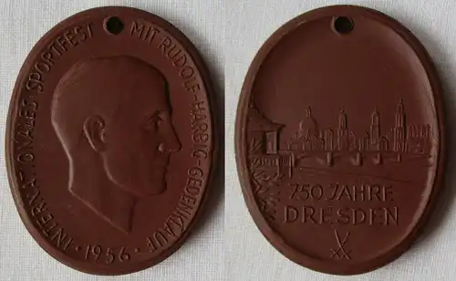 Medaille Int. Sportfest Rudolf-Harbig-Gedenklauf 1956 750 Jahre Dresden (144745)
