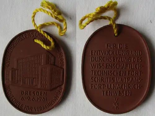 DDR Medaille 4. Verkehrswissenschaftliche Tage der HS für Verkehrswesen (144969)