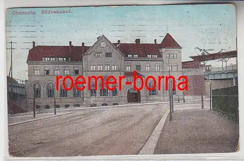 69769 Ak Chemnitz Südbahnhof 1911