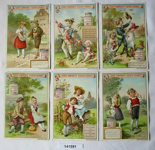 7/141591 Liebigbilder Serie Nr. 200 Volkslieder I Jahrgang 1891