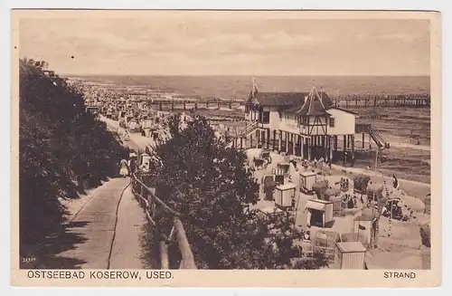 98572 Ak Ostseebad Koserow auf Usedom Strand 1931