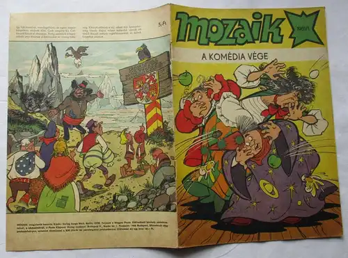 MOZAIK Mosaik Abrafaxe 1981/1 EXPORT UNGARN "A Komédia Vége" RAR (119354)
