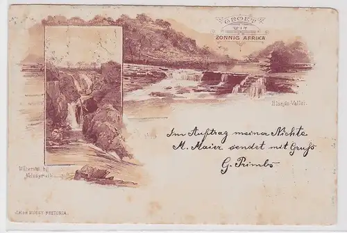 97140 Ak Groit uit zonnig Afrika Pretoria Elands Falls usw. um 1900
